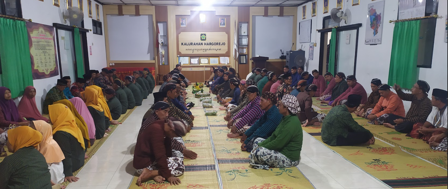 Tirakatan dalam Rangka Memperingati Hari Jadi Kalurahan Hargorejo ke-78